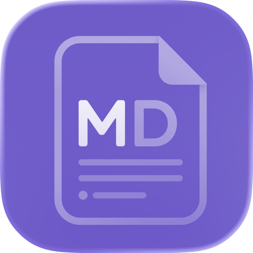 Markdown Preview app icon